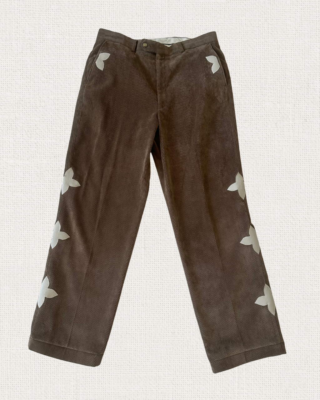 Floral Corduroy Pants