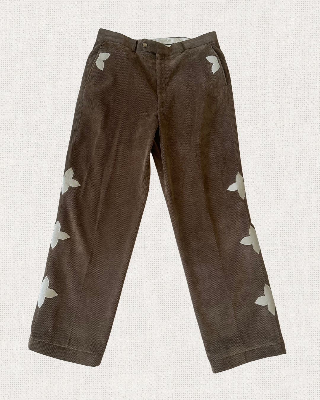 Floral Corduroy Pants
