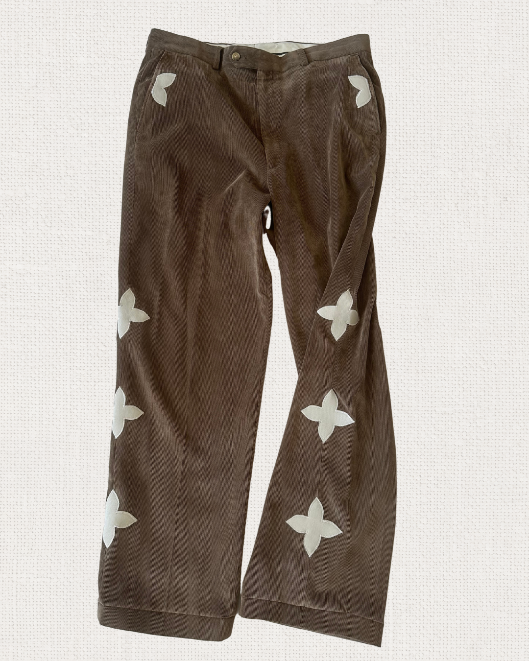 Floral Corduroy Pants