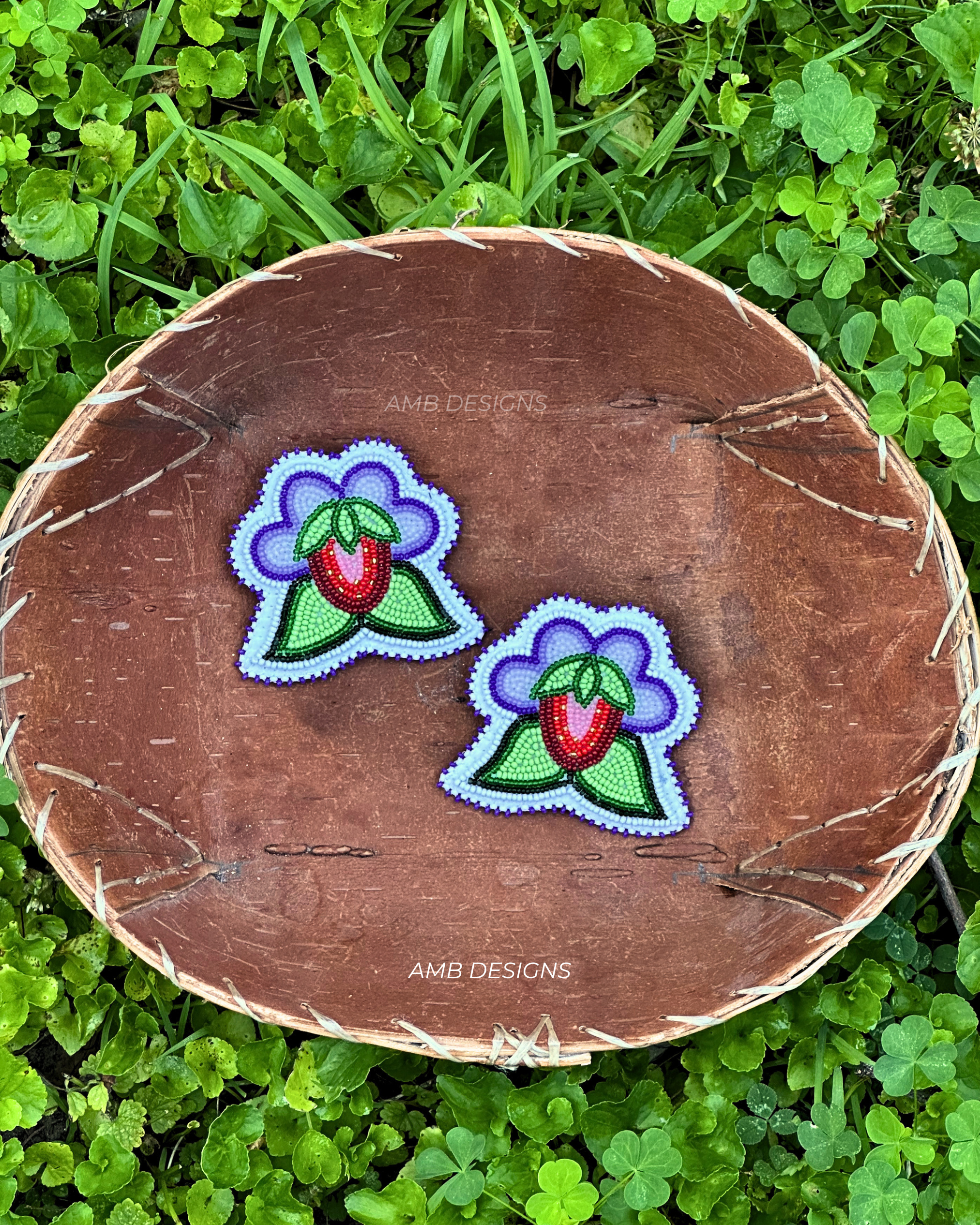 Purple Strawberry Bloom