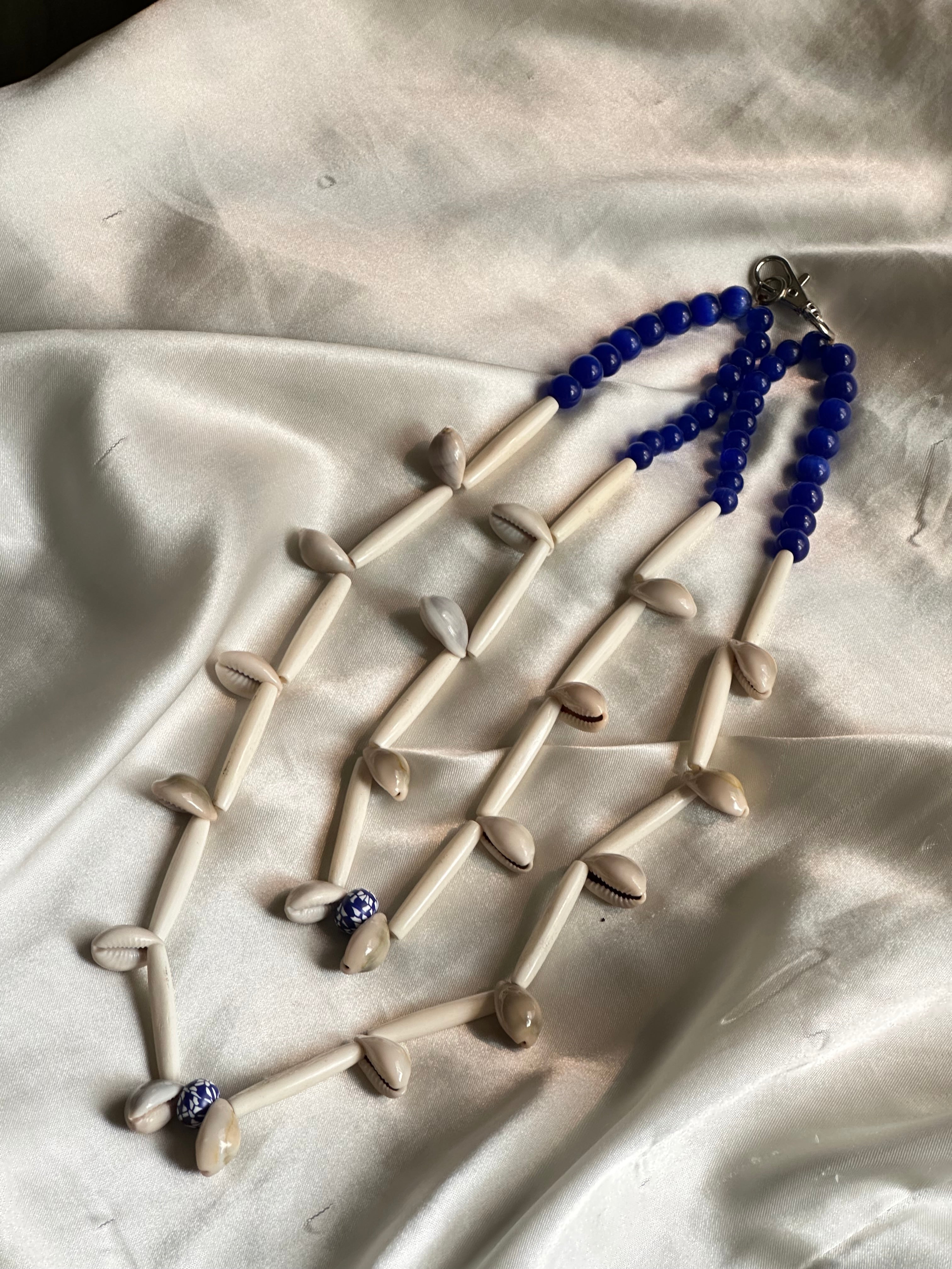 Stacked Cowrie Shell Necklace